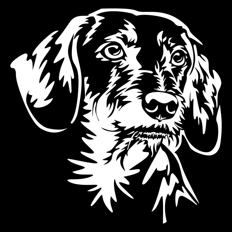 Dackel Kopf "Black Edition"