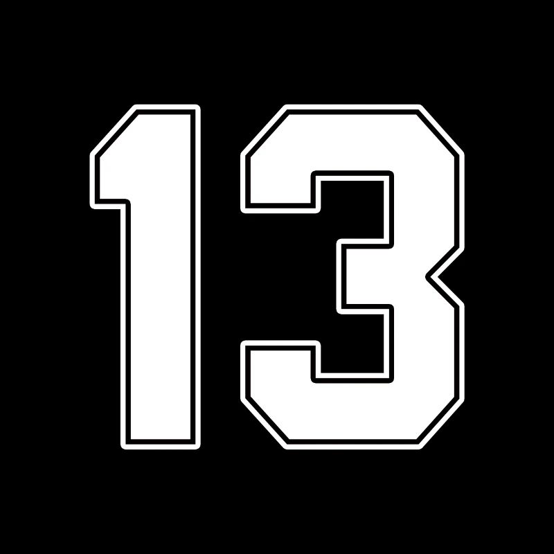 13 years old jersey number 13