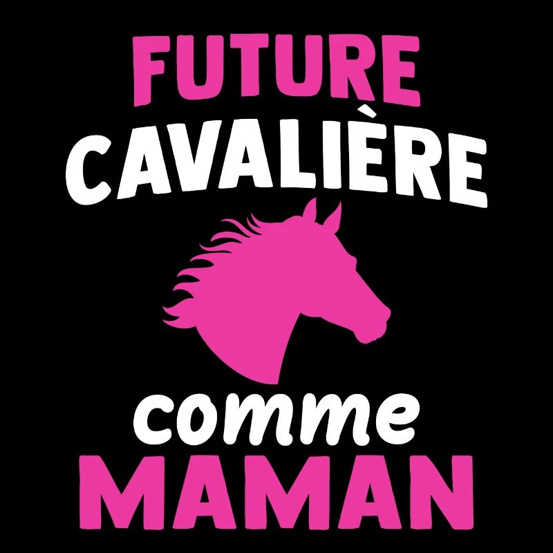 Future cavalière comme maman