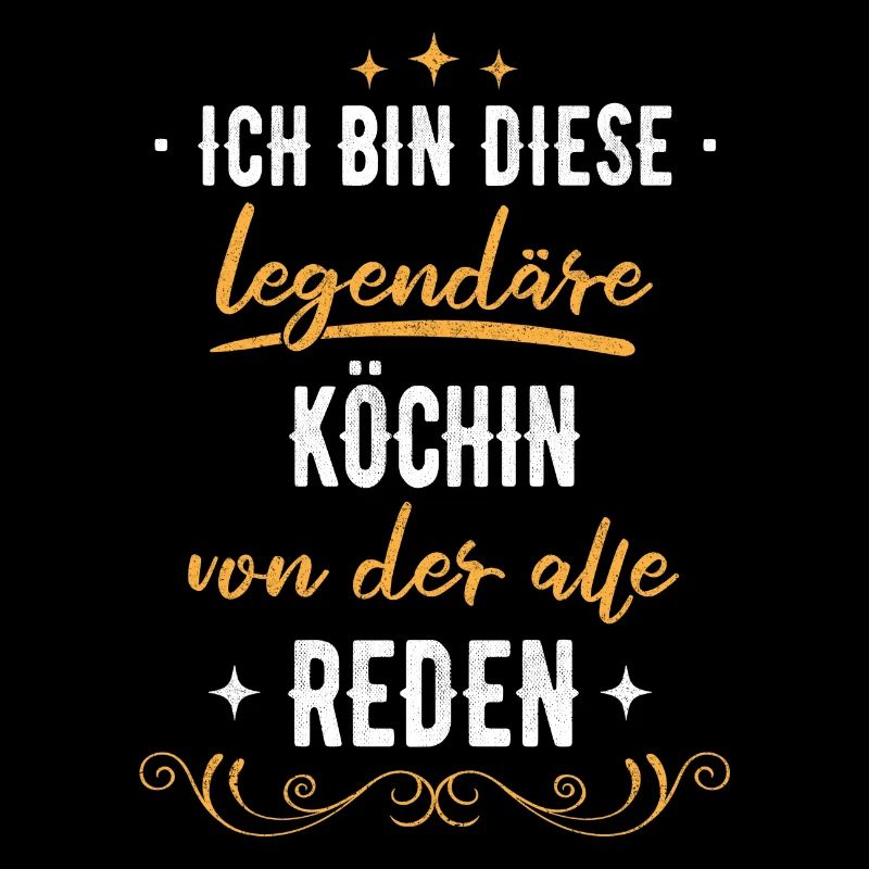 Koch Köchin Chefkoch kochen Küche Beruf Spruch