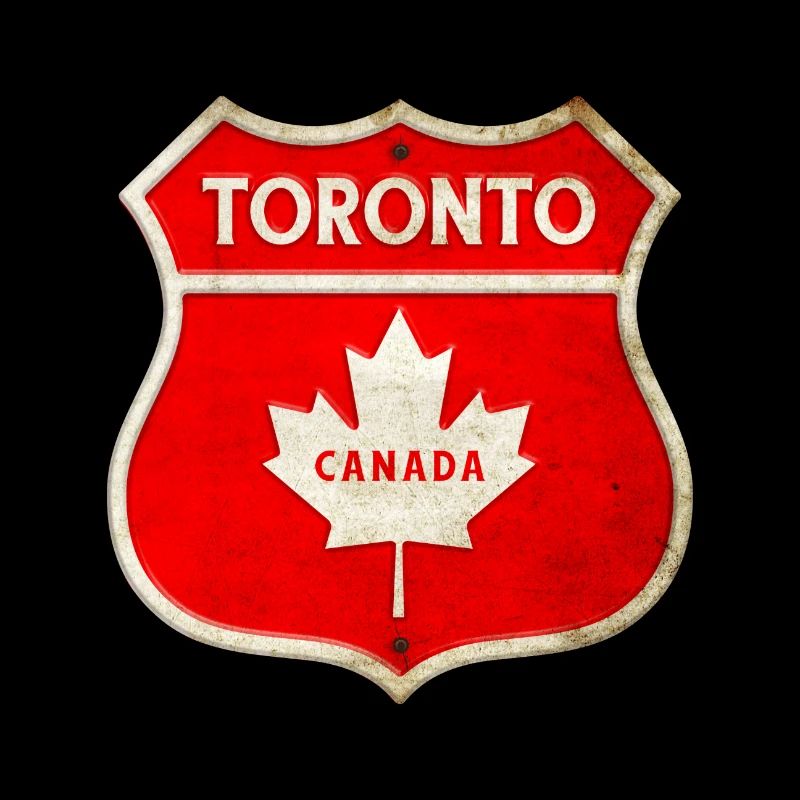 Toronto Canada Armoiries Drapeaux Design