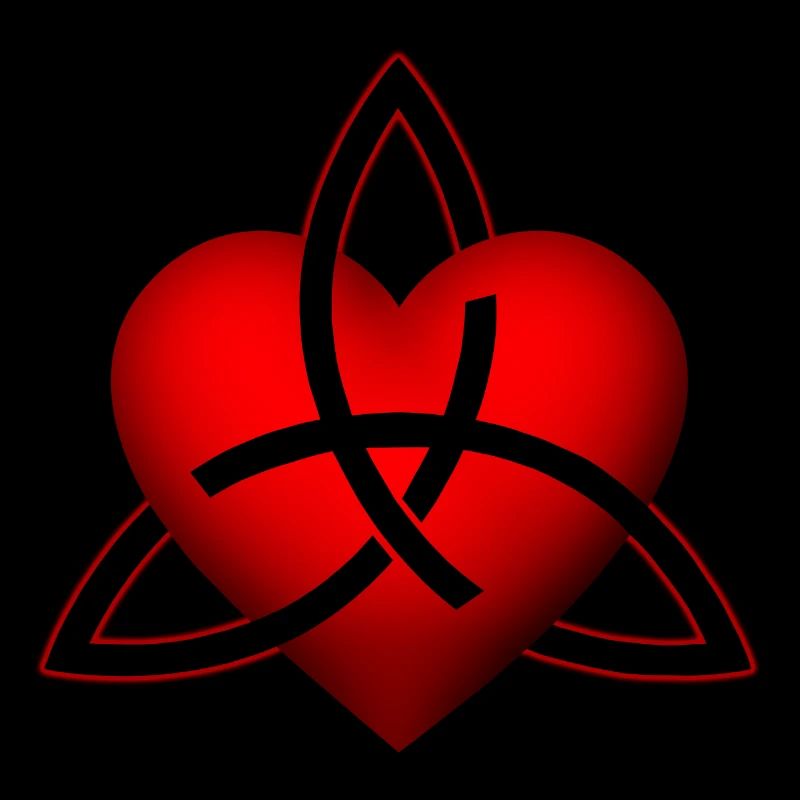 Keltisches Herzmuster