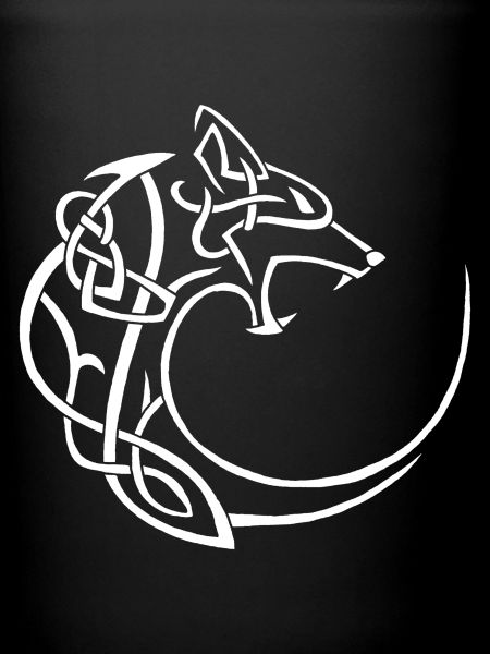 loup lunaire blanc