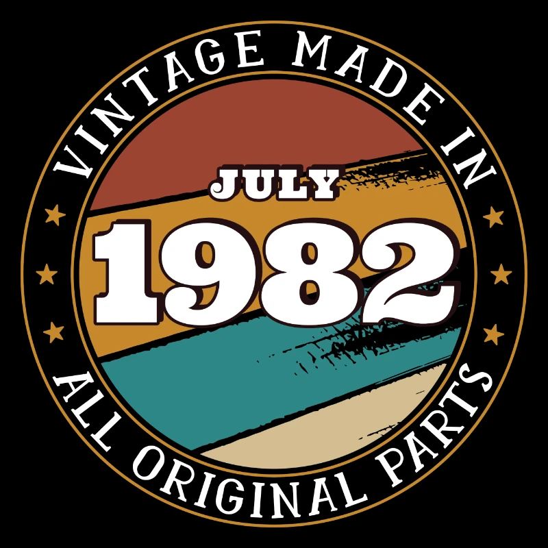 Juli 1982 - 40. Geburtstag Geschenk. Awesome.