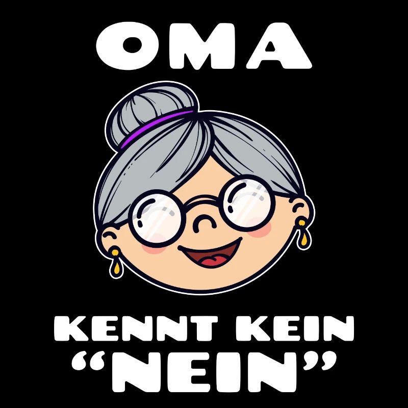 Seniorin Brille Großmutter Oma Alte Frau Statement