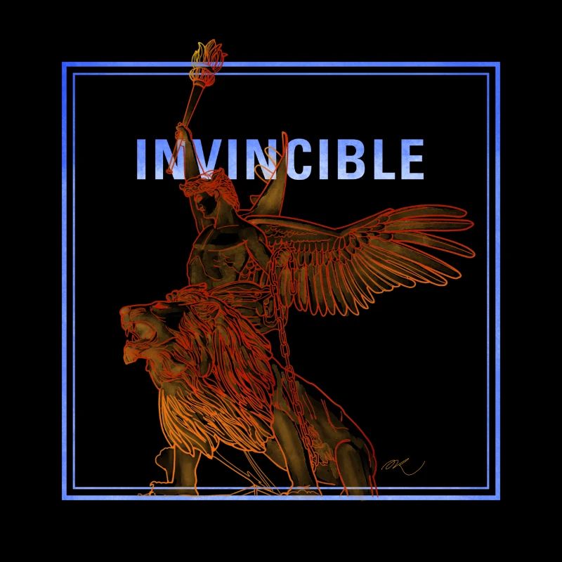 Invincible Angle with Lion