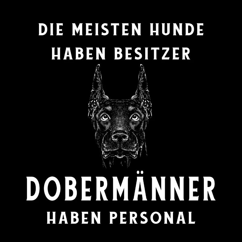 Lustiges Dobermann Design