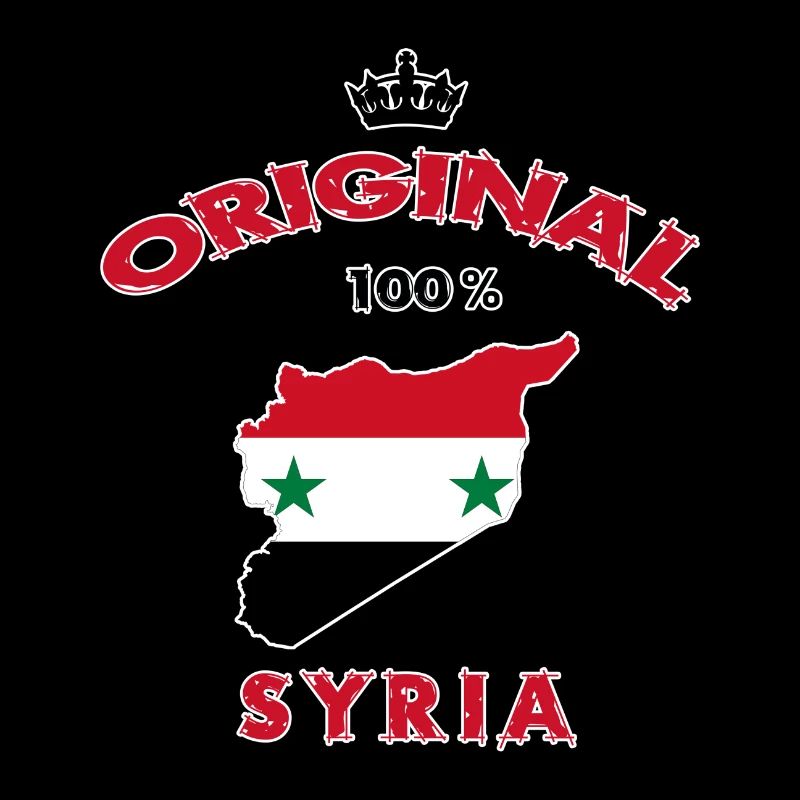 Design original du drapeau de la Syrie