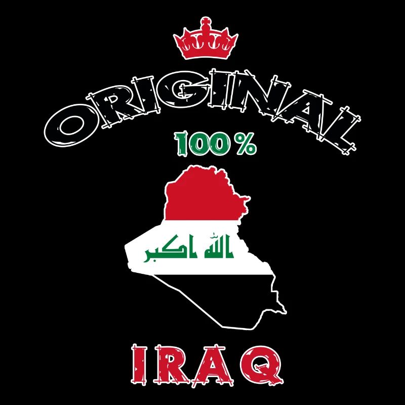 Iraq original 100% flags design