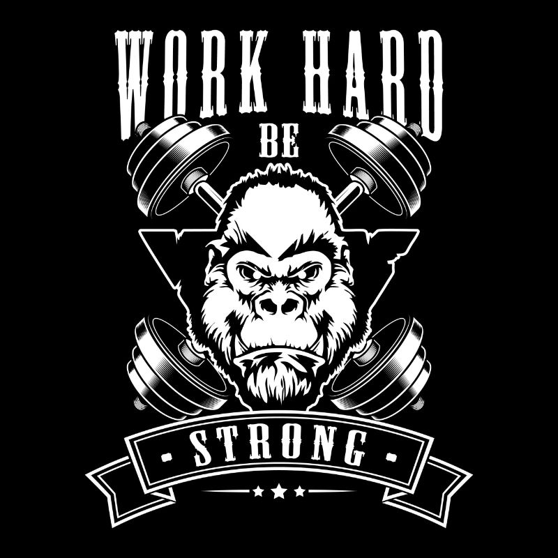 Singe de force Singe à dos argenté