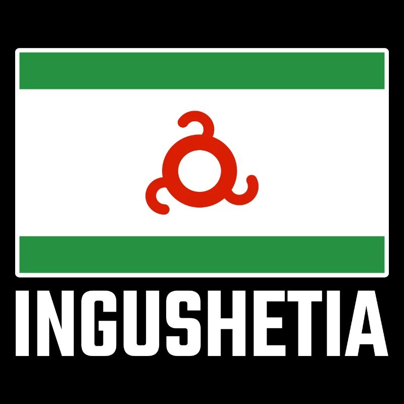 Ingouchie Inguschetia Drapeau ingouche Ing
