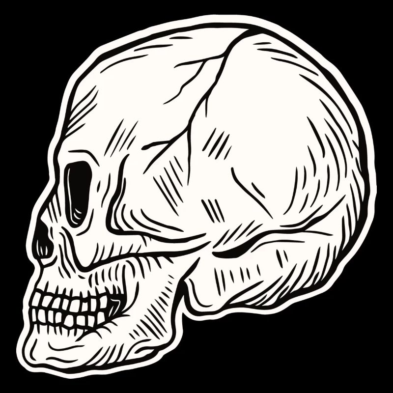 Skull Skeleton Skull Horror Cadeau d’Halloween