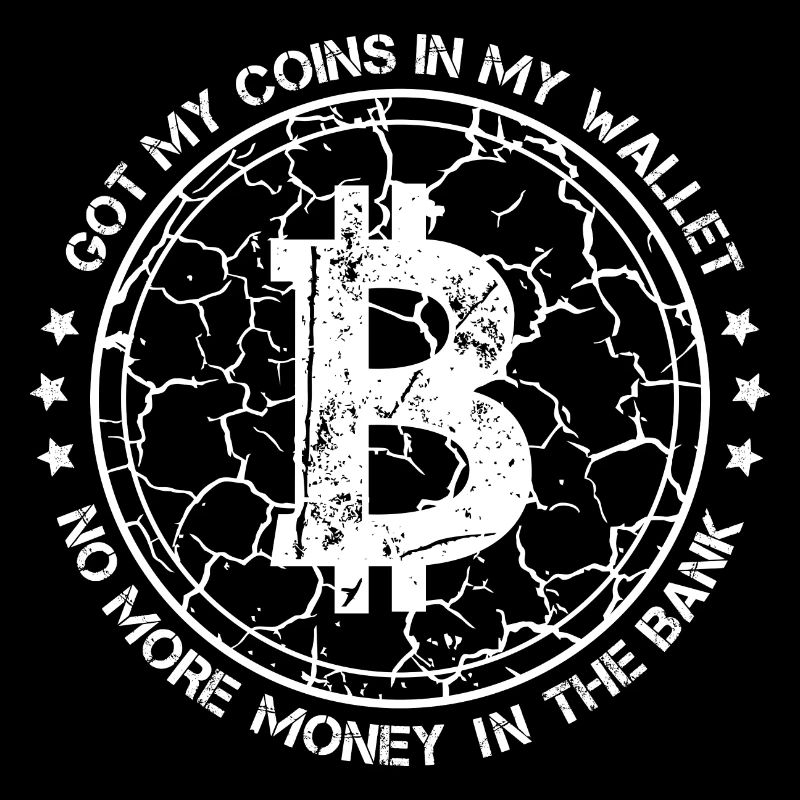 Bitcoin BTC Crypto Crypto drôle de dicton cool