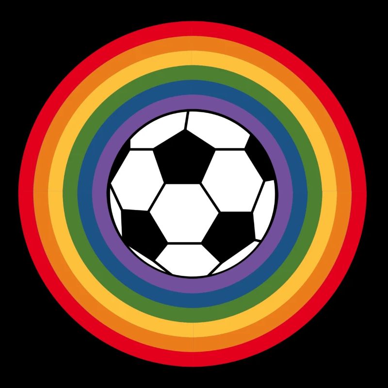 fußball Regembogen