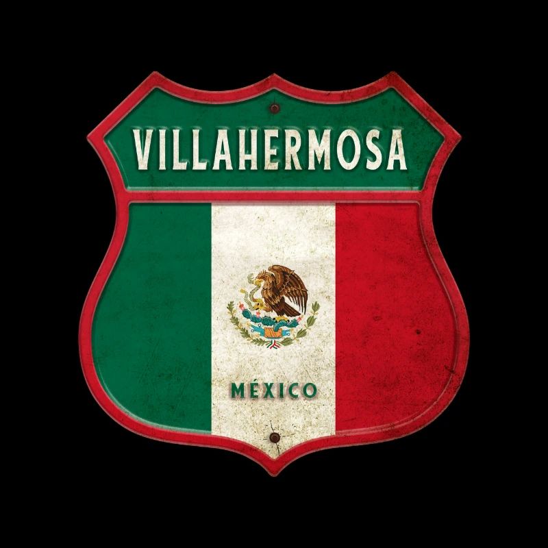Villahermosa Mexiko Wappen Design