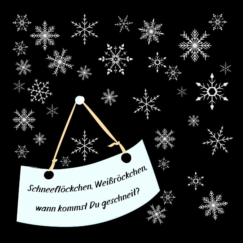 Schneeflocken und Weihnachtslied