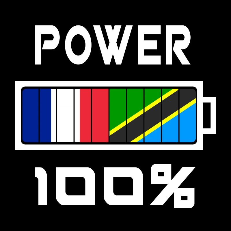 Tansania und Frankreich Power 100%
