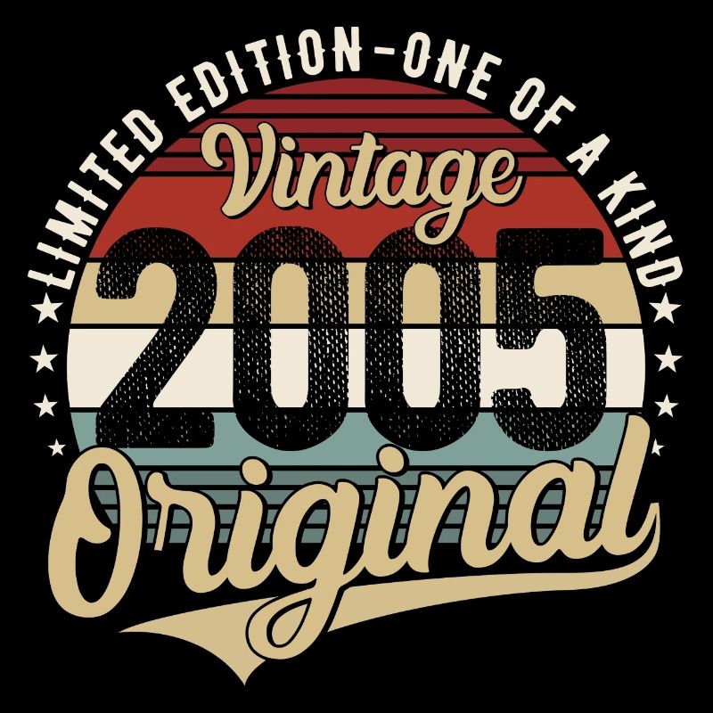2005 Born Vintage Birthday Retro