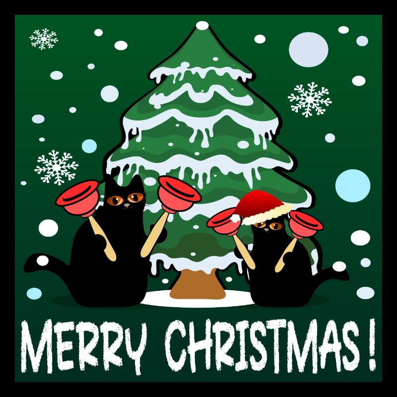 JOYEUX NOËL - DRÔLES DE CHATS - PISTON DE TOILETTE