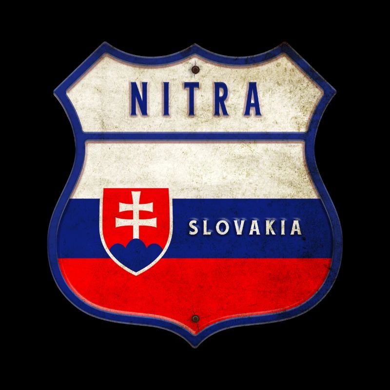 Drapeaux de Nitra Slovaquie