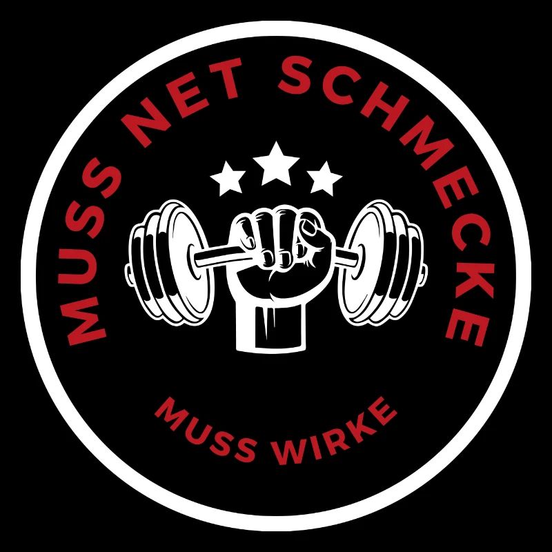 Muss net schmecke, muss wirke!