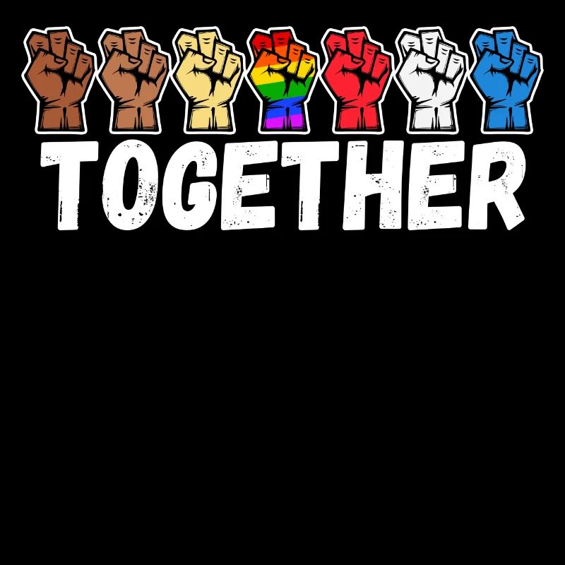 Equality Lgbt rainbow saying