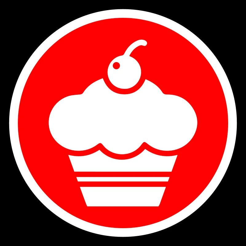 Muffin Silhouette Circle