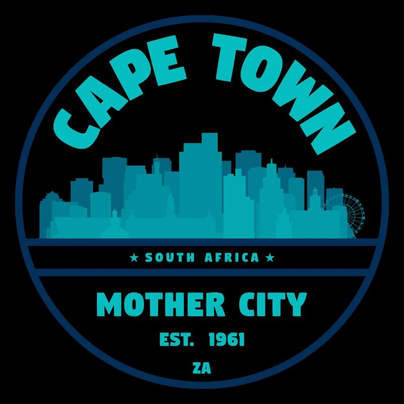 Cape Town Skyline Abzeichen