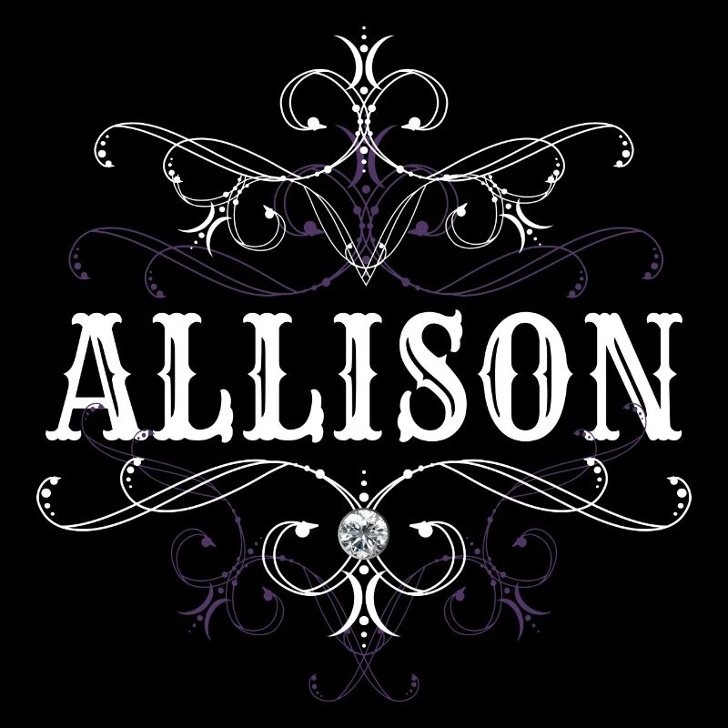 Allison Surname First Name Personalized