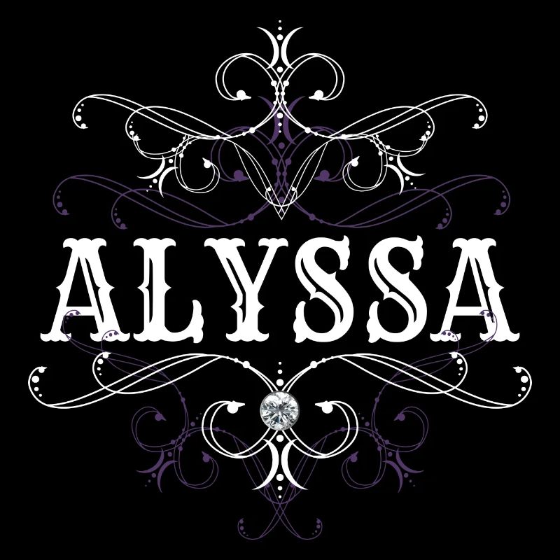Alyssa Surname First Name Personalized