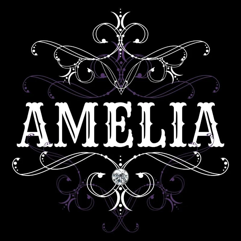 Amelia Surname First Name Personalized