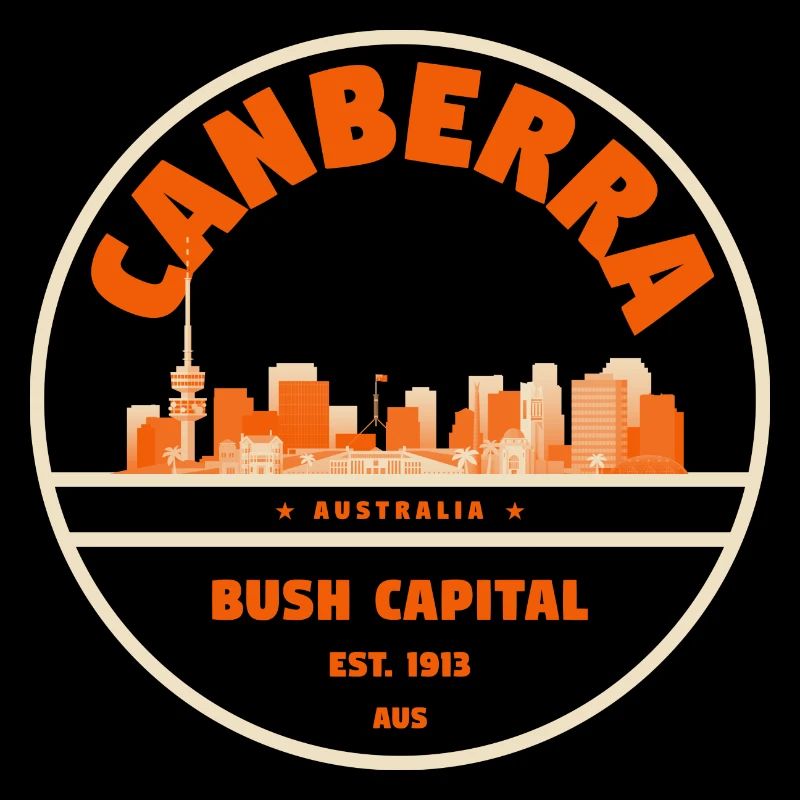 Canberra Skyline Abzeichen