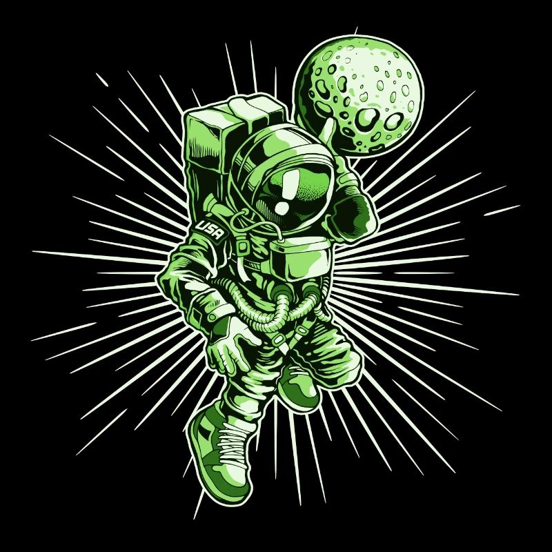 Space Astronaut Rocket