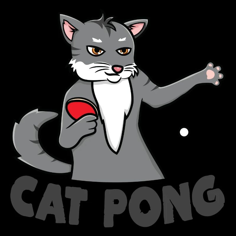 Katzen Ping Pong