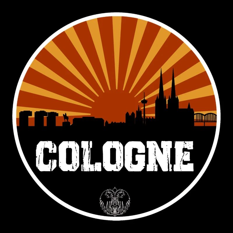 Cologne Retro Skyline