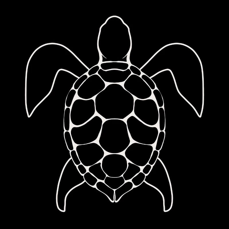 Schildkröte Lineart