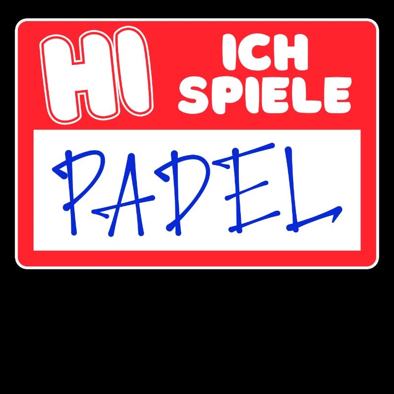 Spieler Statement Padel Sport Trainer Padelspiel