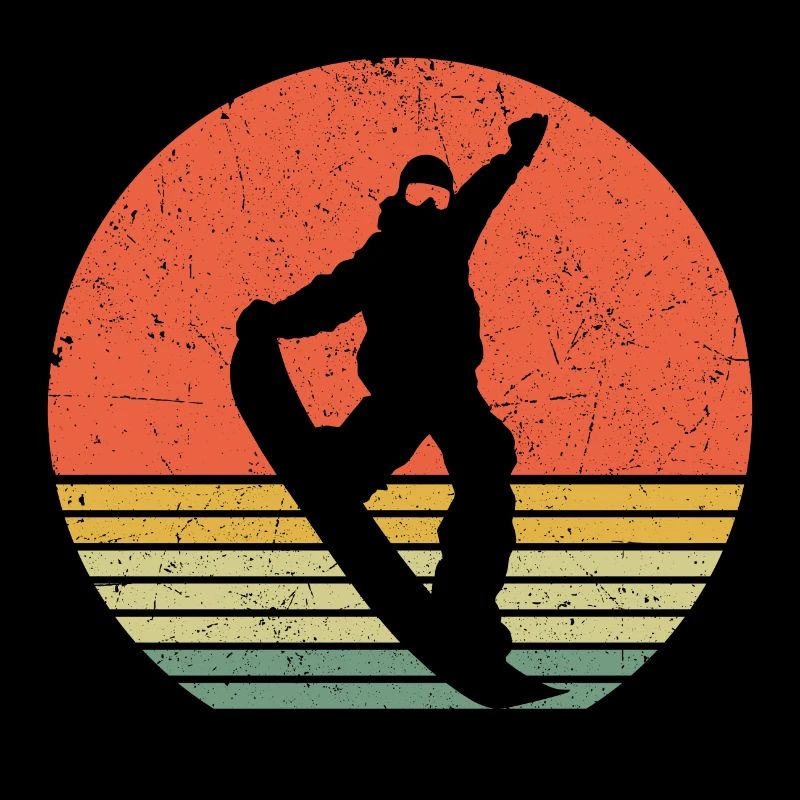 Snowboard rétro snowboard