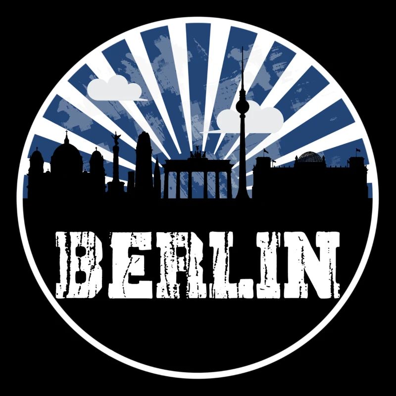 Berlin Skyline Blue Hour