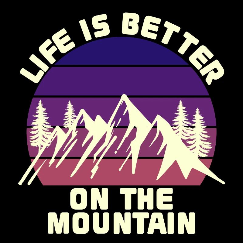 Hiking Peaks Mountains Nature Lovers Statement