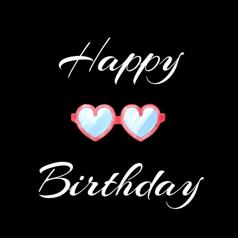 Happy Birthday SonnenBrille Design