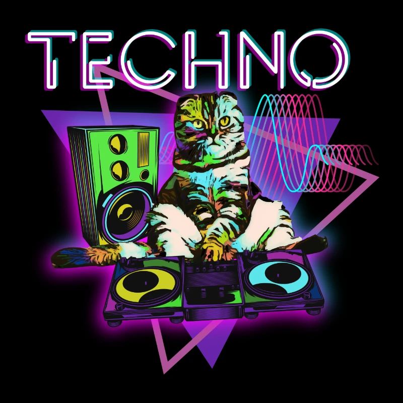 Techno Techno Musik Party Energie