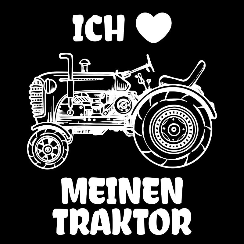 Herz Bauer Statement Ich Liebe Traktor Bauernhof