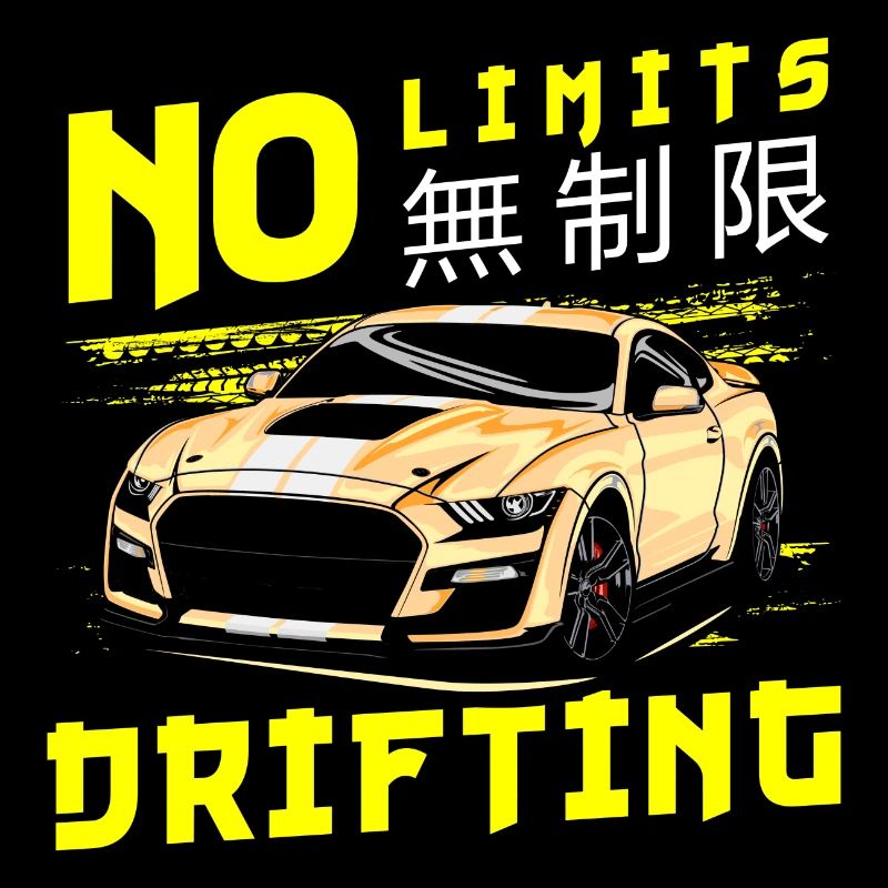 Drifting car transversely