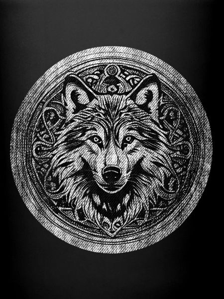 Wolf Wikinger Wild
