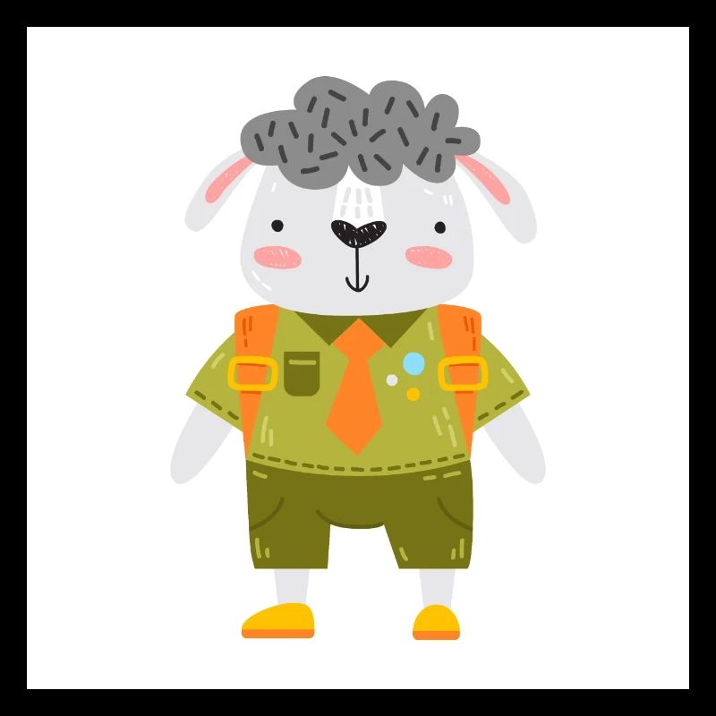 Kleines Pfadfinder Schaf