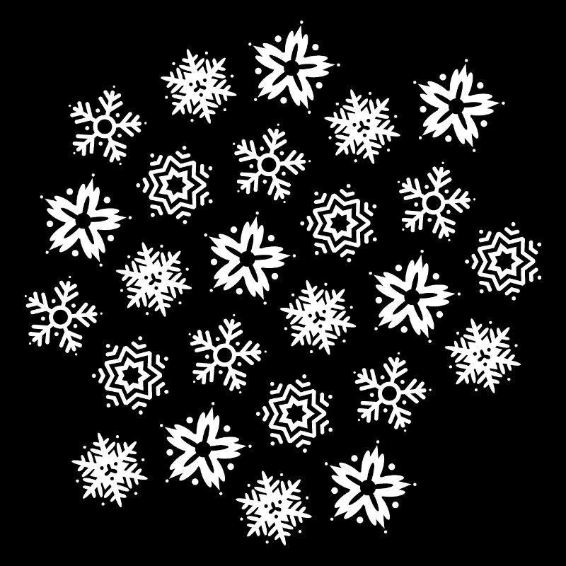 Pattern Snowflakes Snow Crystals Snow Winter