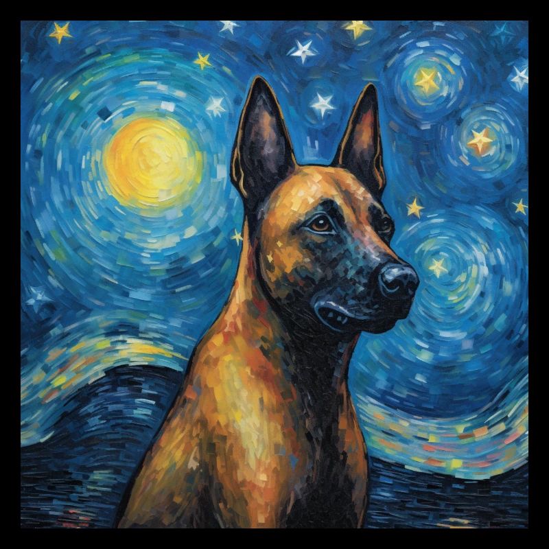 Nuit étoilée malinois