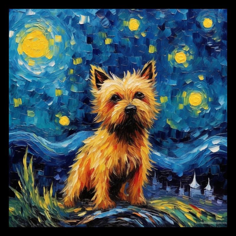 Norwich Terrier Starry Night