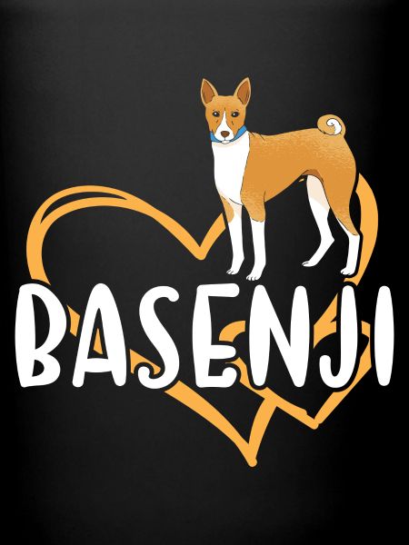 Chien Basenji Coeur